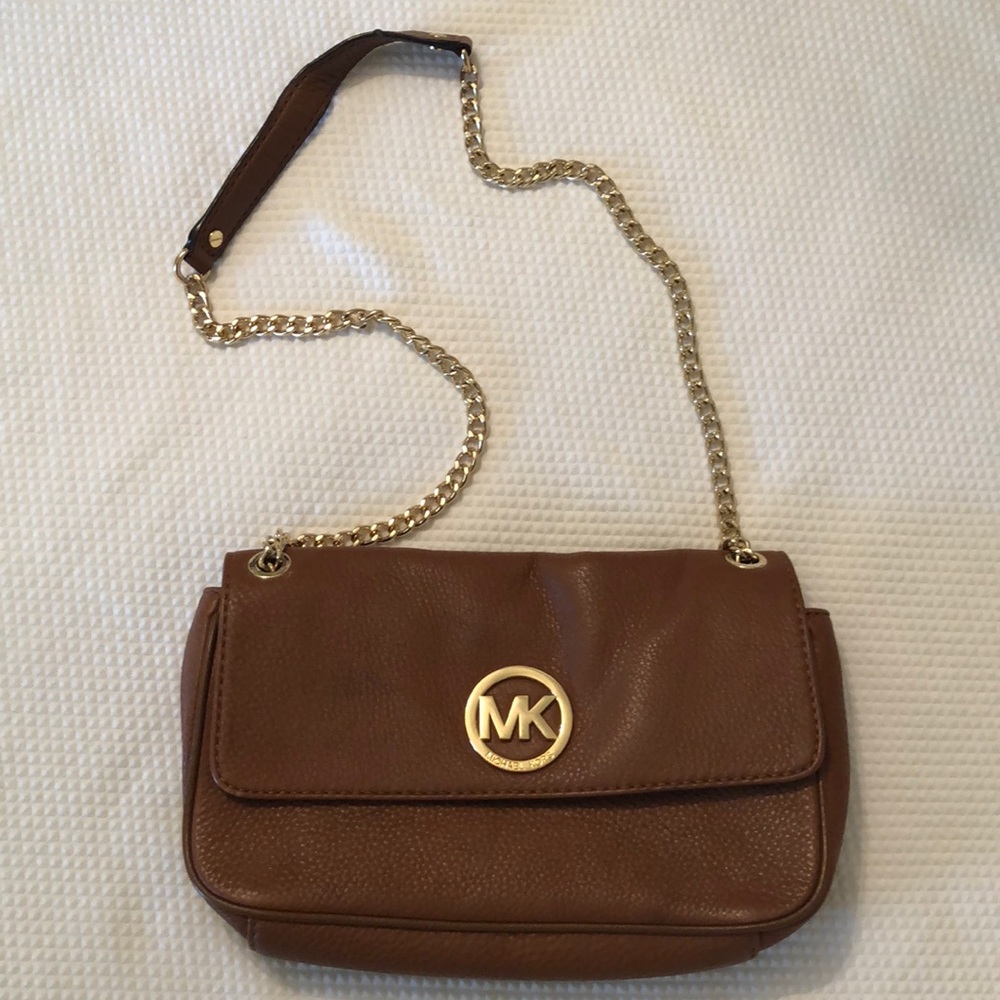 Michael Kors Fulton Leather shoulder strap bag